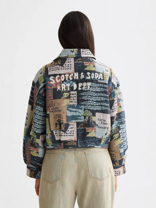 Collage jacquard jacket (Scotch&Soda)