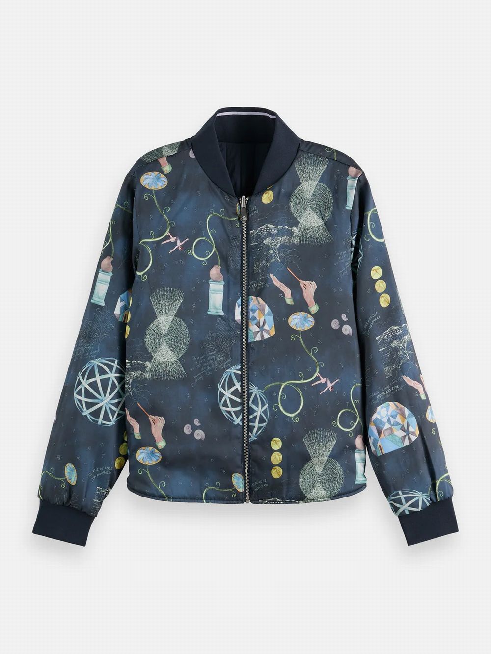 Reversible quilted bomber (Scotch&Soda)