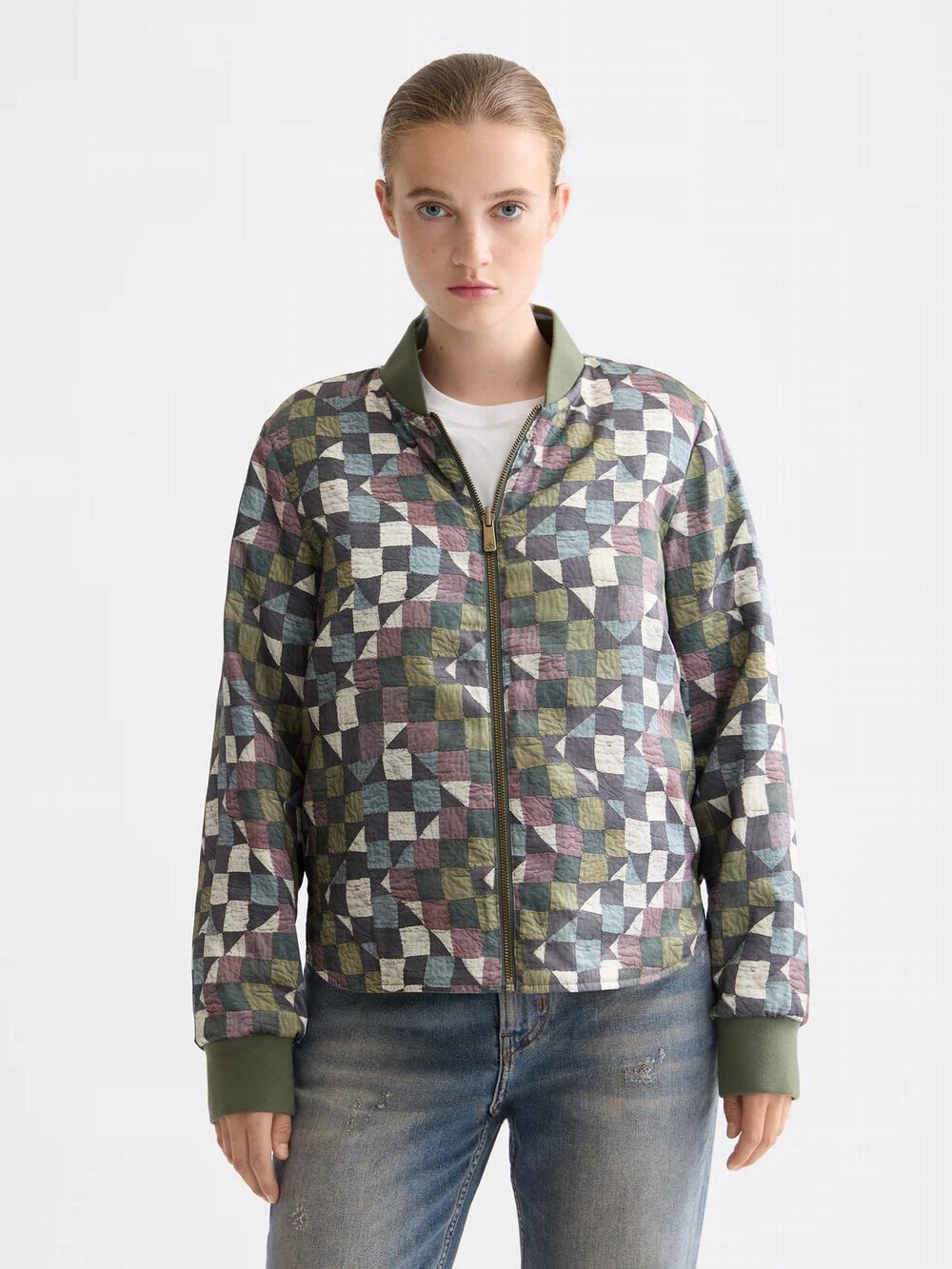 Reversible quilted bomber (Scotch&Soda)