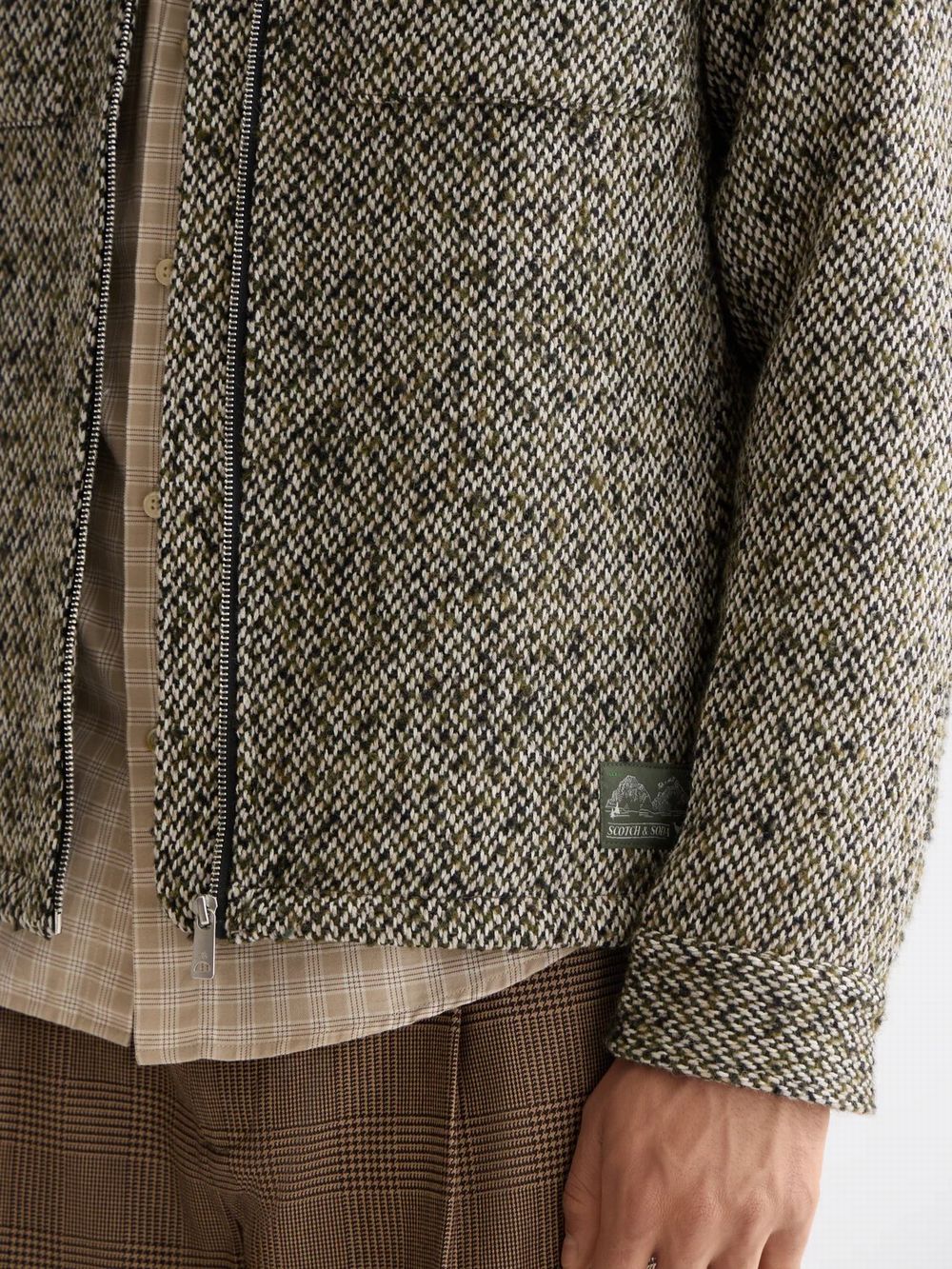 Multicoloured tweed wool- blend (Scotch&Soda)