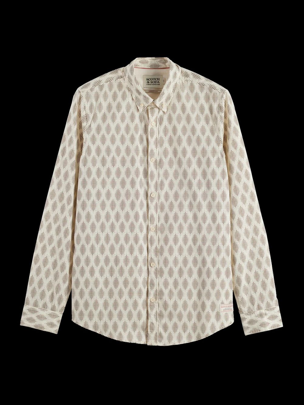Micro AOP slim-fit shirt (Scotch&Soda)