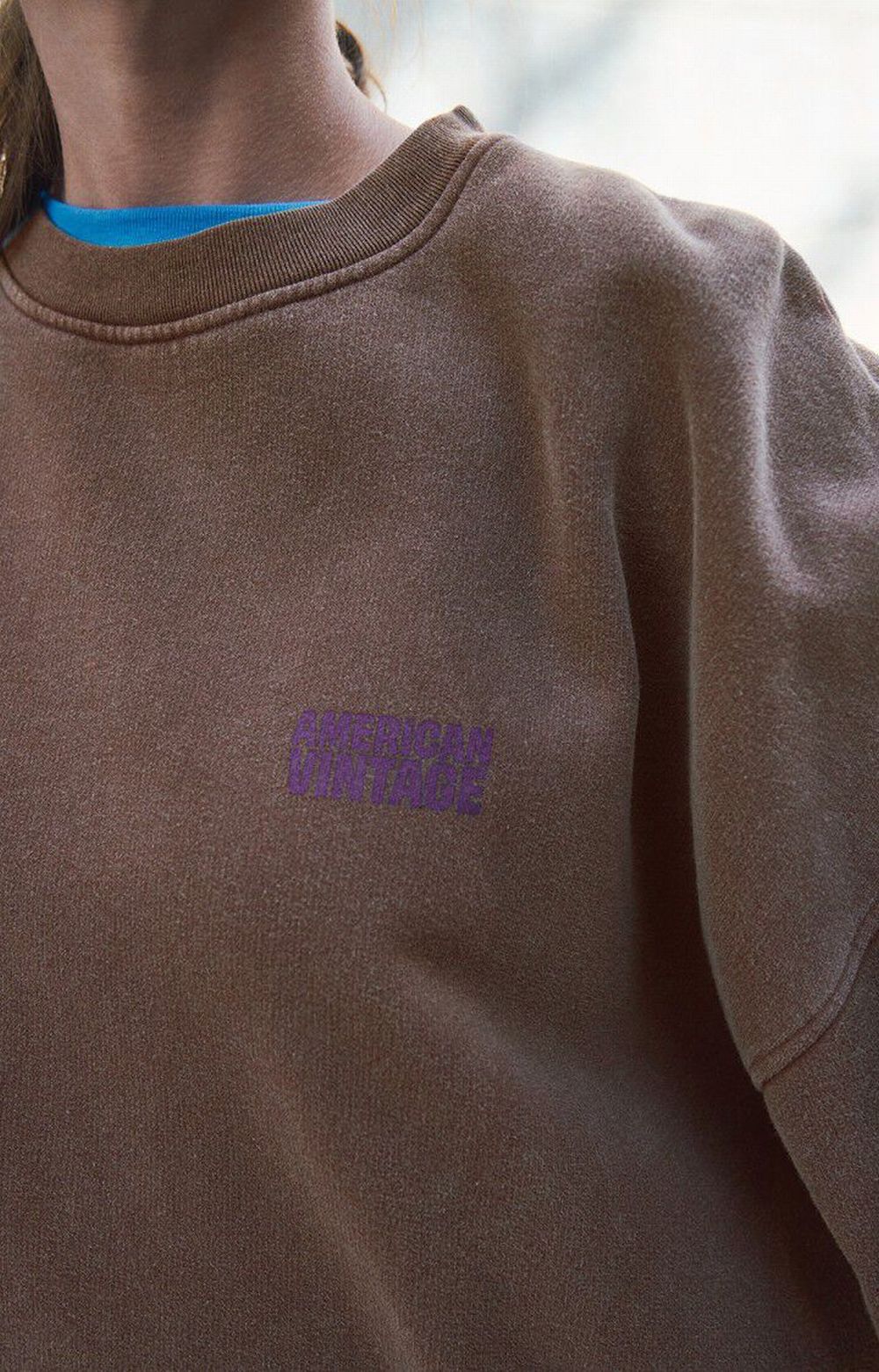 Sweat ml col rond (American Vintage)