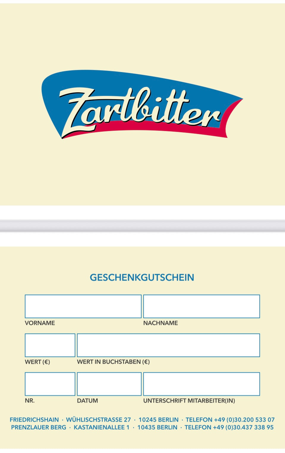 Geschenkgutschein