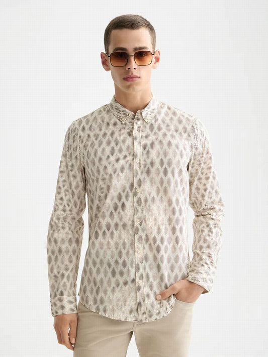 Micro AOP slim-fit shirt (Scotch&Soda)