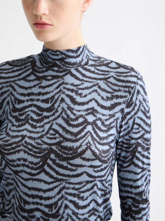 All over printes mock neck (Scotch&Soda)