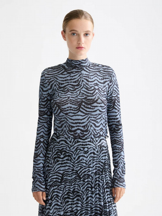 All over printes mock neck (Scotch&Soda)