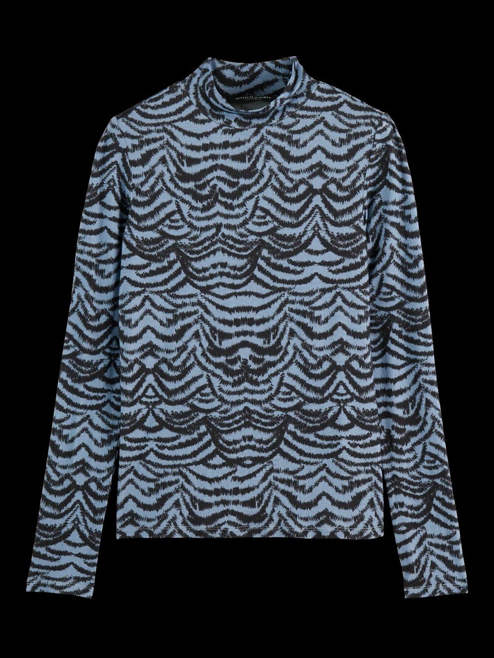 All over printes mock neck (Scotch&Soda)