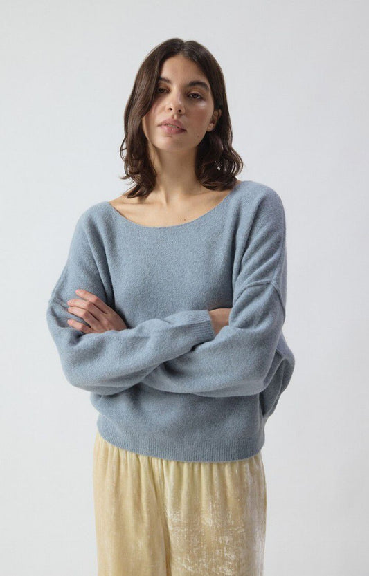 Pull boule ml col bateau (American Vintage)