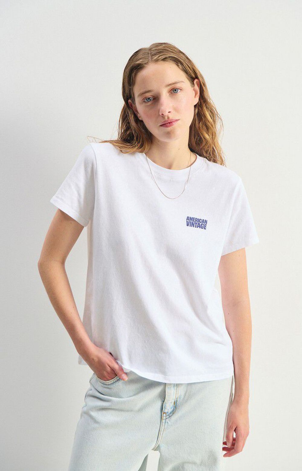 T - Shirt mc col rond (American Vintage)