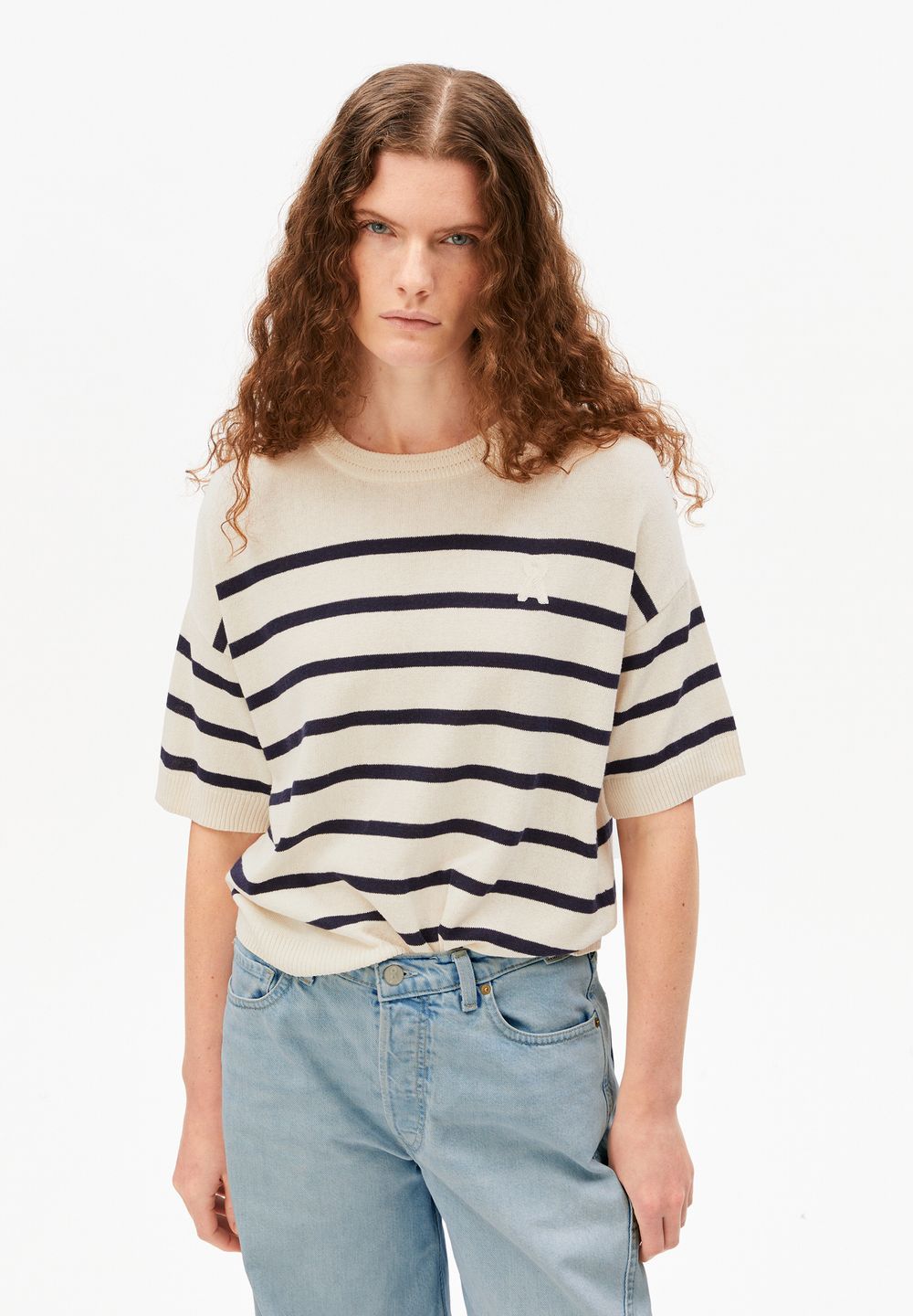 Stripe linen blend (Armedangels)
